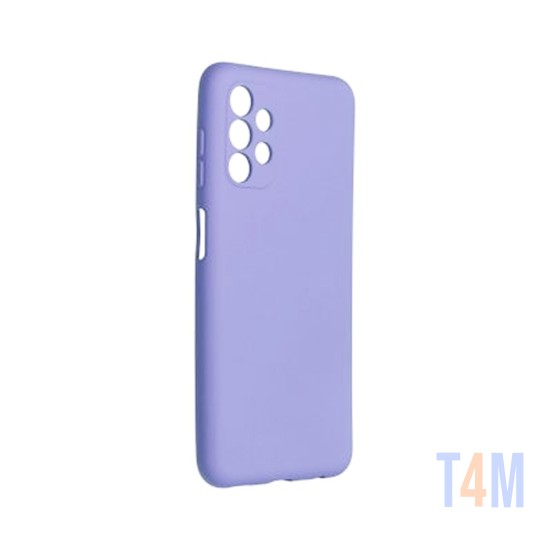 Funda de Silicona con Marco de Cámara para Samsung Galaxy A13 4g Púrpura